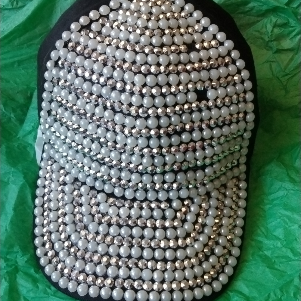 Designer semi precious stone ( Pearl & diamond) 1 - Picture 1 of 15